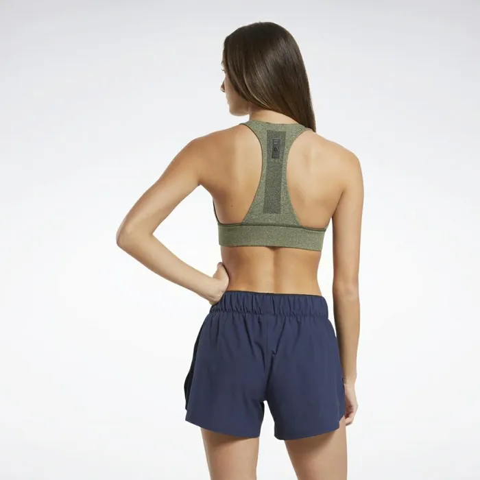Sports Bras Womens Reebok United By Fitness Myoknit Seamless MediumImpact Bra Poplar Green