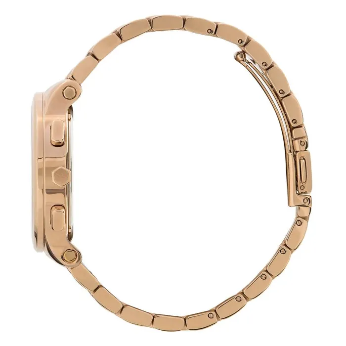 Sports Luxe Watches Women Olivia Burton 38mm MultiFunction Blush and Carnation Gold Bracelet Watch