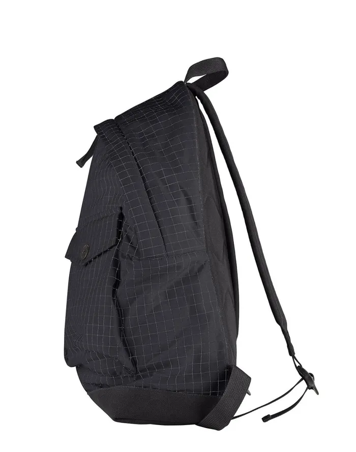 Stone Island Bags 91398 Reflective Ripstop Chin Rucksack In Black 8211 Mens
