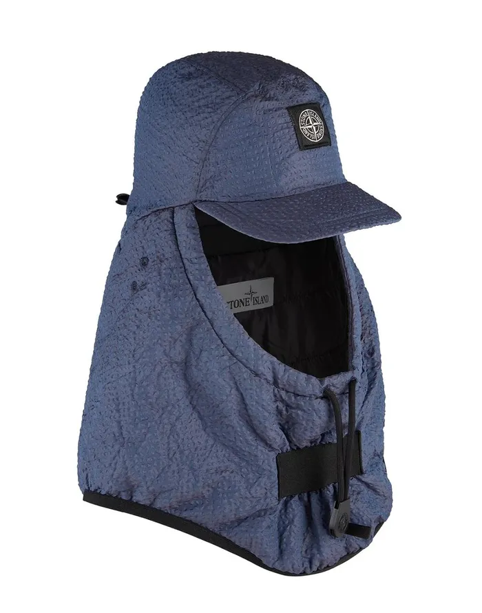 Stone Island Caps 038 Beanies 99936 PolyColour Frame With Primaloft Protective Headgear In Periwinkle 8211 Mens Stone Island Caps 038 Beanies 99936 PolyColour Frame With Primaloft Protective Headgear In Periwinkle 8211 Mens