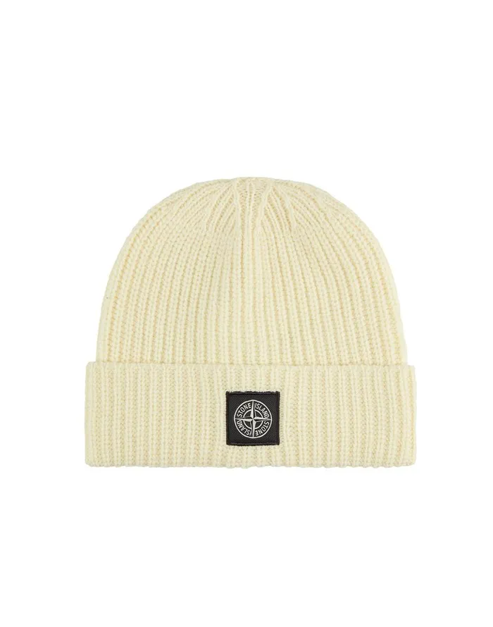 Stone Island Caps 038 Beanies N10B5 Beanie In Butter 8211 Mens