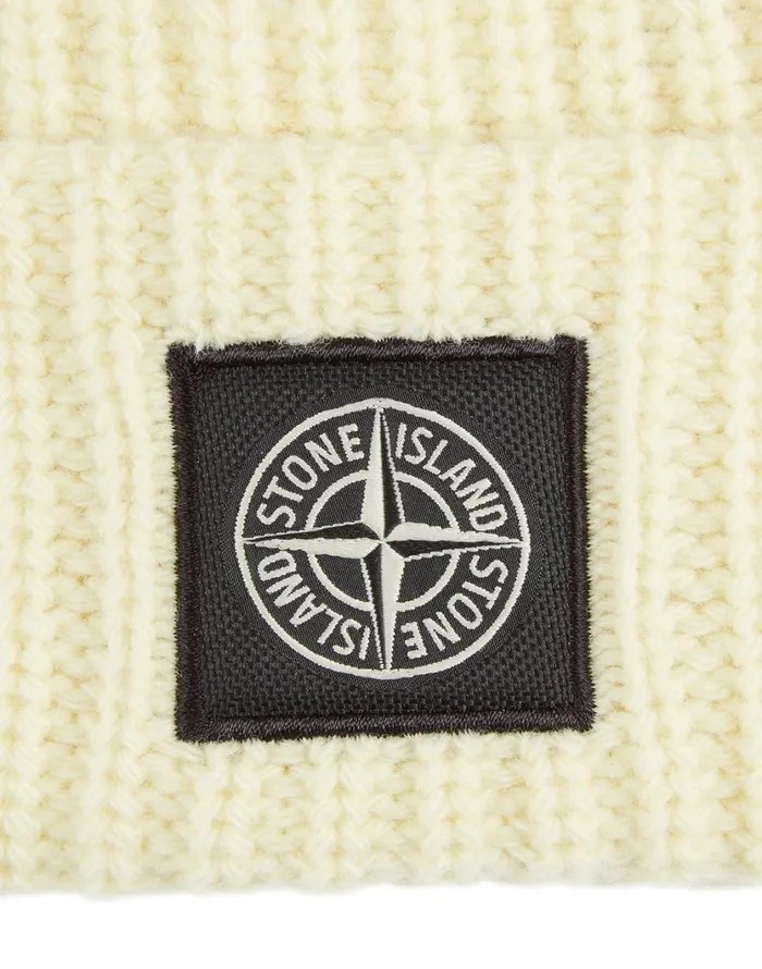Stone Island Caps 038 Beanies N10B5 Beanie In Butter 8211 Mens