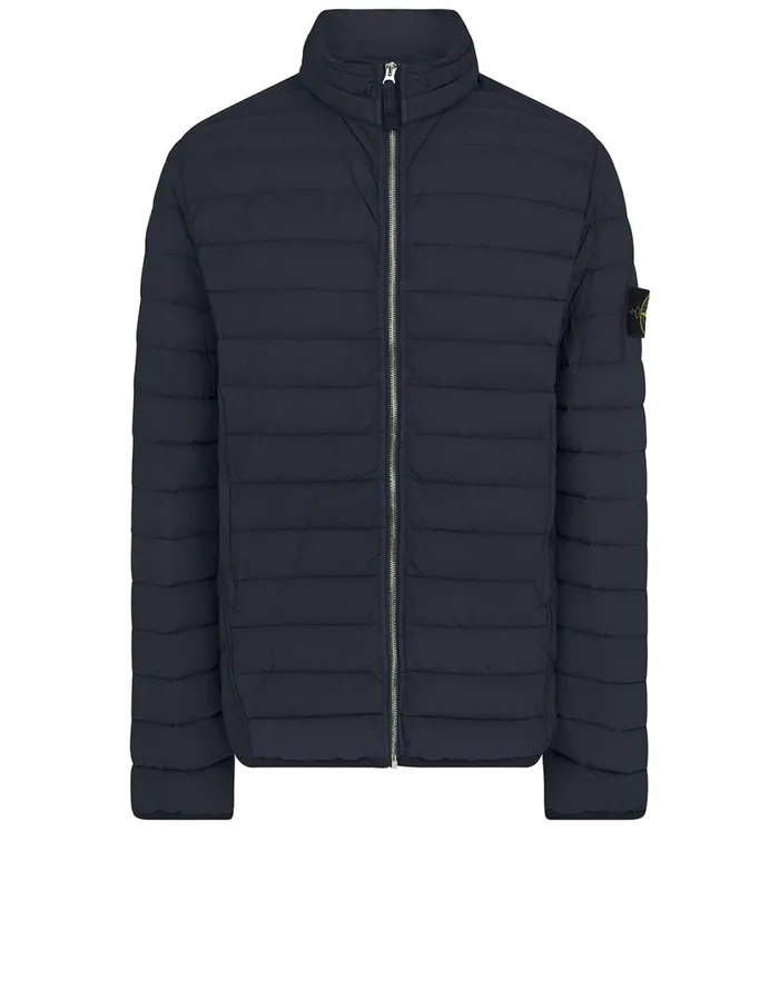Stone Island Coats 038 Jackets 41025 Loom Woven Down Chambers Stretch NylonTc Down Blouson In Navy 8211 Mens Stone Island Coats 038 Jackets 41025 Loom Woven Down Chambers Stretch NylonTc Down Blouson In Navy 8211 Mens