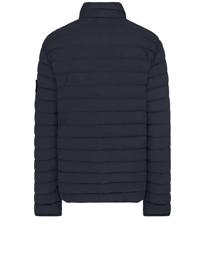 Stone Island Coats 038 Jackets 41025 Loom Woven Down Chambers Stretch NylonTc Down Blouson In Navy 8211 Mens