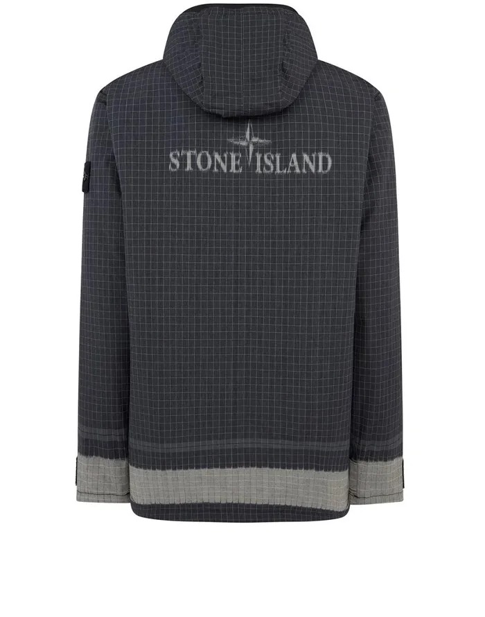 Stone Island Coats 038 Jackets 43399 Reflective Ripstop Chin With Primaloft Insulation Technology Jacket In Black 8211 Mens