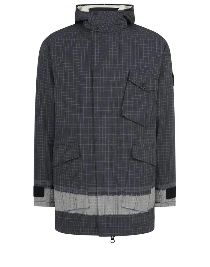 Stone Island Coats 038 Jackets 43499 Reflective Ripstop Chin With Detachable Lining Jacket In Black 8211 Mens Stone Island Coats 038 Jackets 43499 Reflective Ripstop Chin With Detachable Lining Jacket In Black 8211 Mens