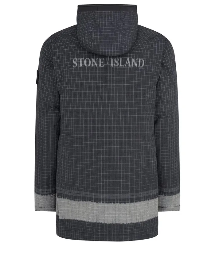 Stone Island Coats 038 Jackets 43499 Reflective Ripstop Chin With Detachable Lining Jacket In Black 8211 Mens