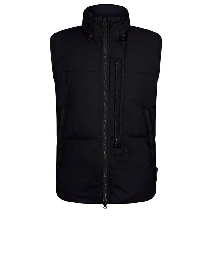 Stone Island Coats 038 Jackets G0123 Garment Dyed Crinkle Reps Ny Down Vest In Navy 8211 Mens Stone Island Coats 038 Jackets G0123 Garment Dyed Crinkle Reps Ny Down Vest In Navy 8211 Mens