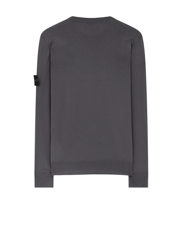 Stone Island Knitwear 526C4 Crewneck Knit In Grey 8211 Mens