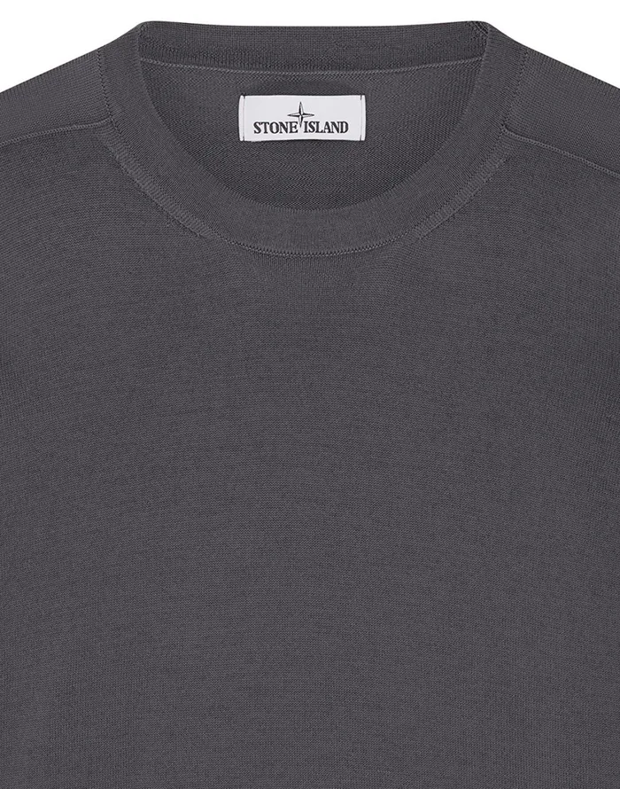 Stone Island Knitwear 526C4 Crewneck Knit In Grey 8211 Mens