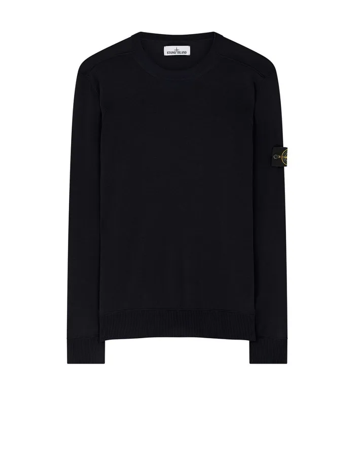 Stone Island Knitwear 526C4 Crewneck Knit In Navy 8211 Mens