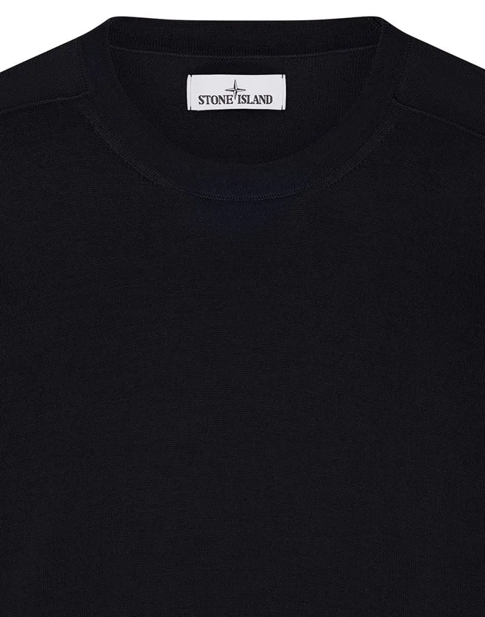 Stone Island Knitwear 526C4 Crewneck Knit In Navy 8211 Mens
