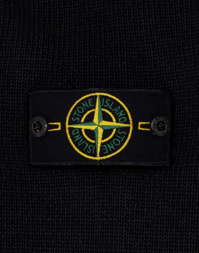 Stone Island Knitwear 551A3 Cardigan In Black 8211 Mens