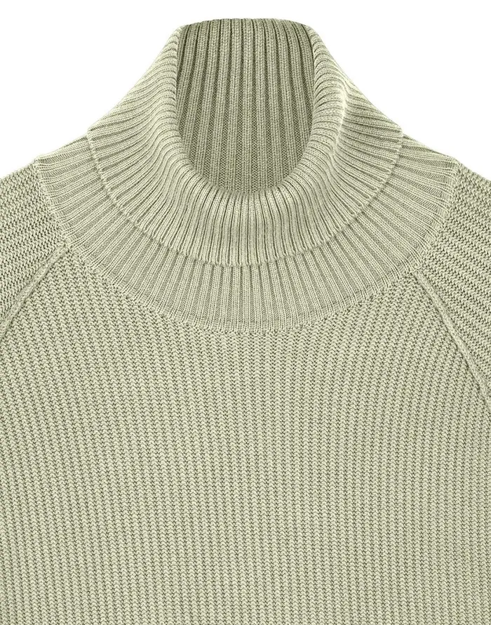 Stone Island Knitwear 582Fa Turtleneck Jumper In Beige 8211 Mens