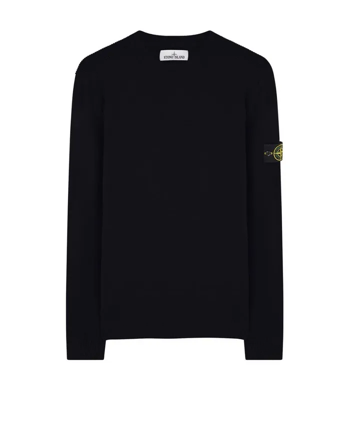 Stone Island Knitwear 591A1 Crewneck Knit In Black 8211 Mens