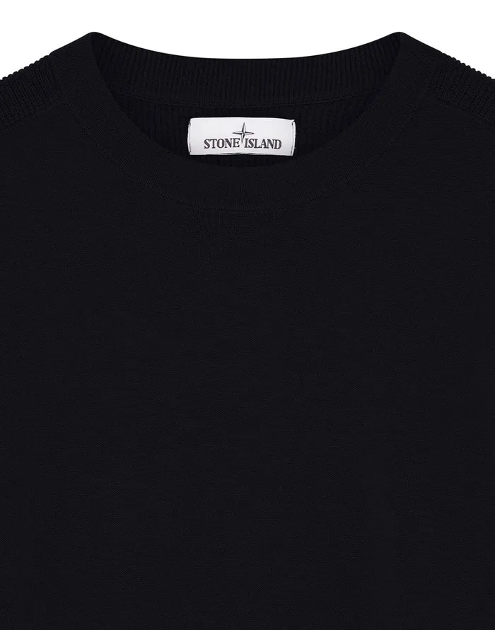 Stone Island Knitwear 591A1 Crewneck Knit In Black 8211 Mens