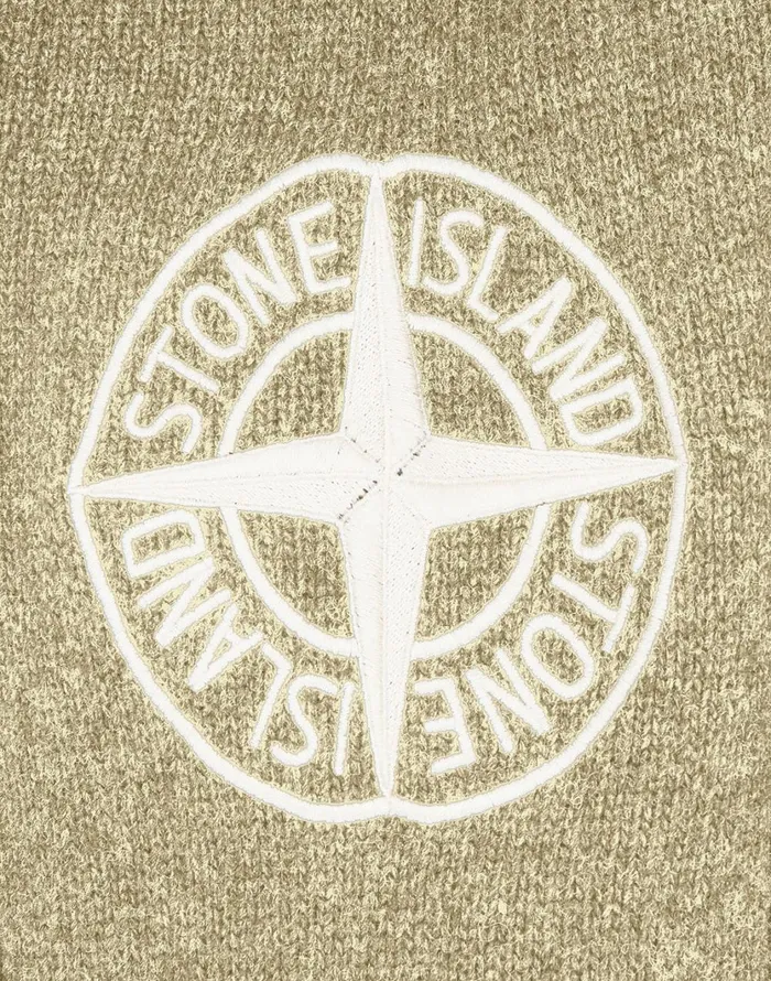 Stone Island Knitwear 592C7 Crewneck Jumper In Butter 8211 Mens