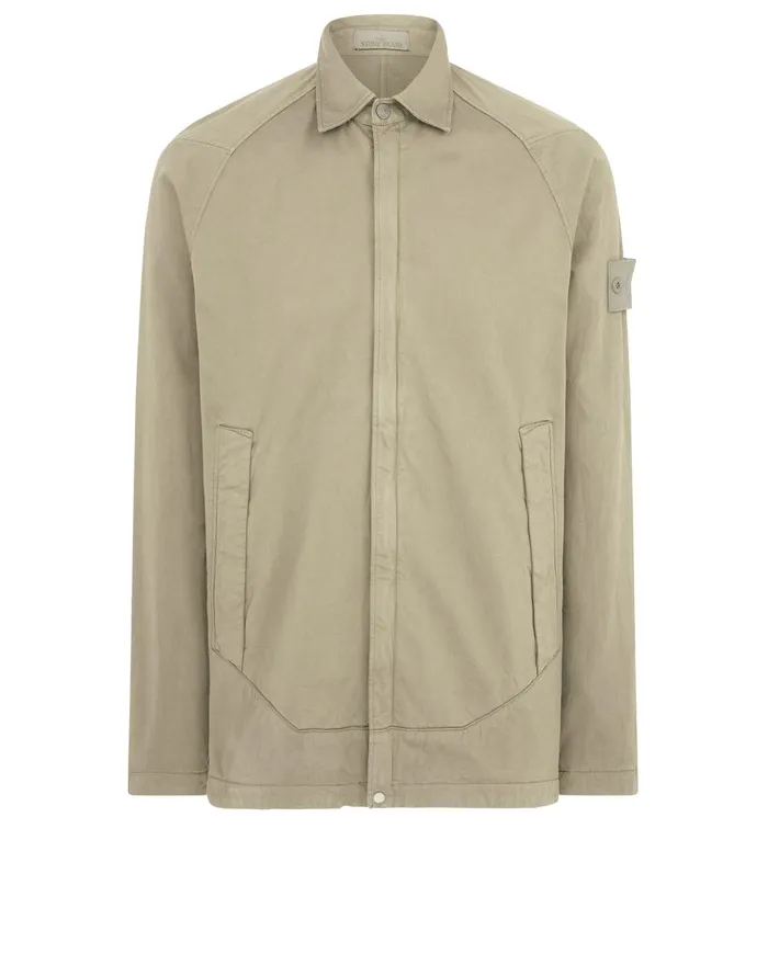Stone Island Overshirts 116F4 Overshirt In Beige 8211 Mens