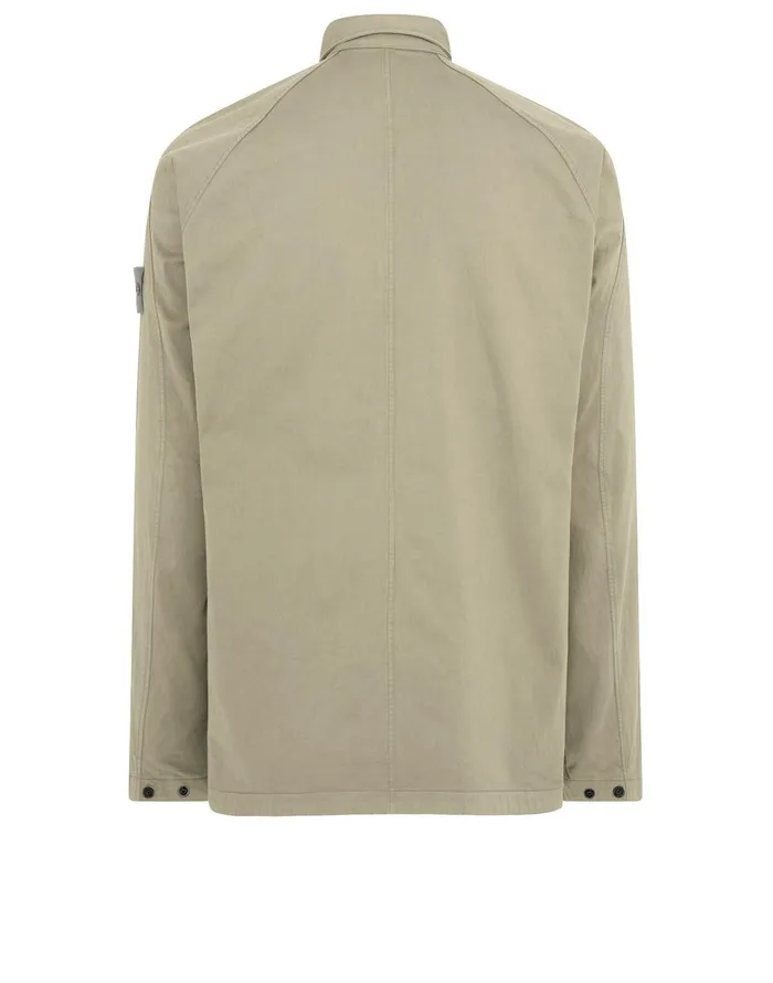 Stone Island Overshirts 116F4 Overshirt In Beige 8211 Mens
