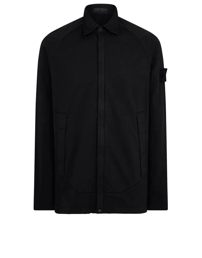 Stone Island Overshirts 116F4 Overshirt In Black 8211 Mens