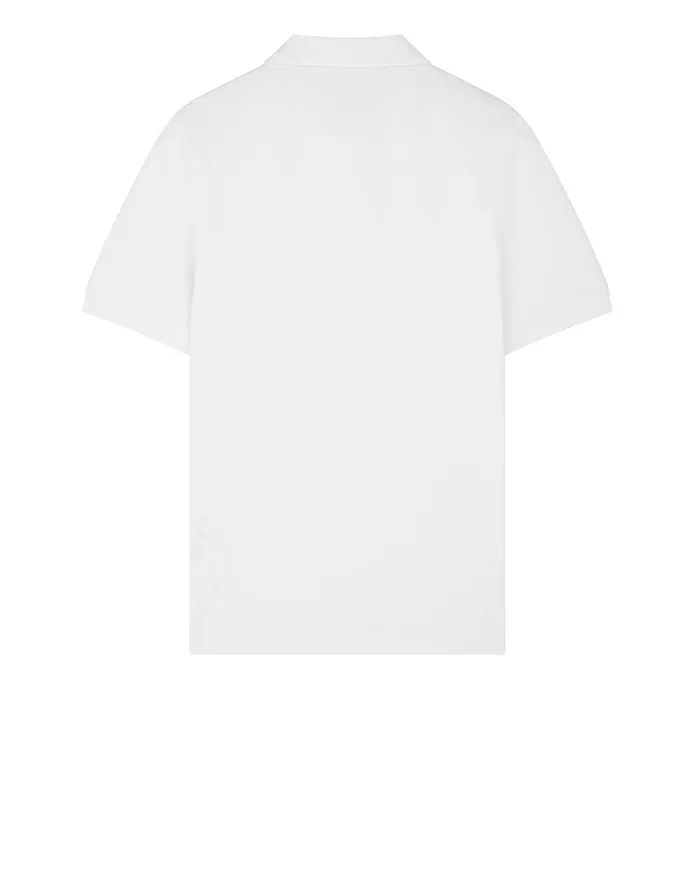 Stone Island Polo Shirts 21718 ShortSleeve Polo Shirt In White 8211 Mens