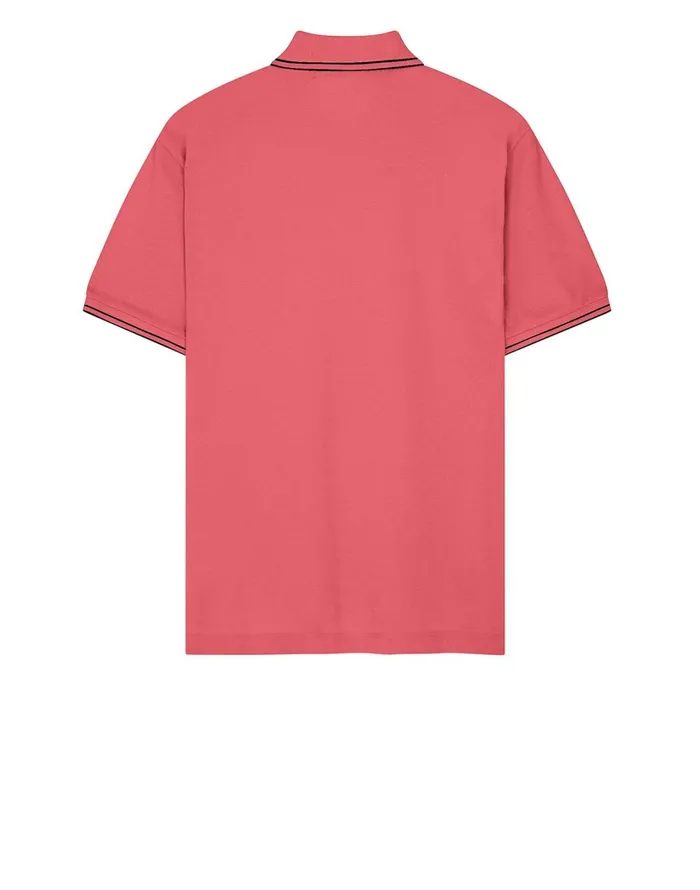 Stone Island Polo Shirts 22S18 Short Sleeve Polo Shirt In Fuchsia 8211 Mens