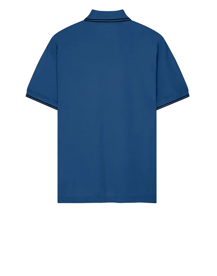 Stone Island Polo Shirts 22S18 Short Sleeve Polo Shirt In Periwinkle 8211 Mens