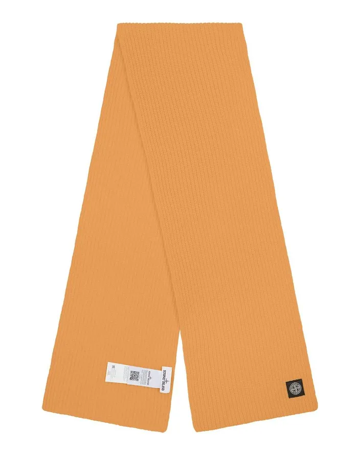Stone Island Scarf N15B5 Scarf In Orange 8211 Mens