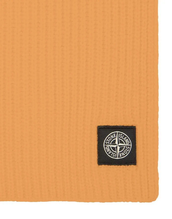 Stone Island Scarf N15B5 Scarf In Orange 8211 Mens