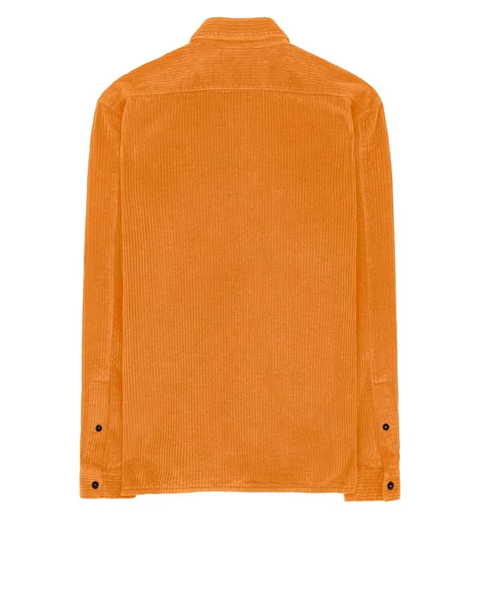 Stone Island Shirts 12111 Long Sleeve Shirt In Orange 8211 Mens