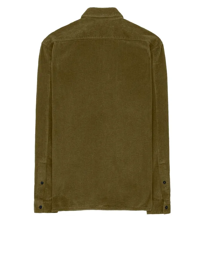 Stone Island Shirts 12111 Long Sleeve Shirt In Tobacco 8211 Mens