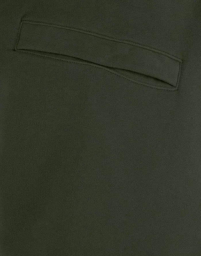 Stone Island Shorts 64620 Fleece Shorts In Dark Forest 8211 Mens