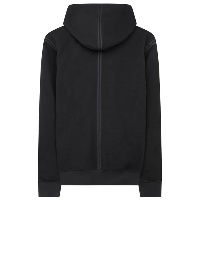 Stone Island Sweatshirts 60107 Engineered Pill Hoodie In Black 8211 Mens