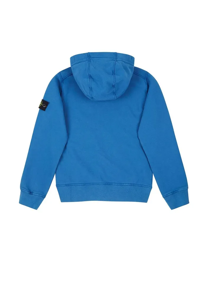 Stone Island Sweatshirts 60740 Zip Through Sweatshirt In Periwinkle 8211 Junior