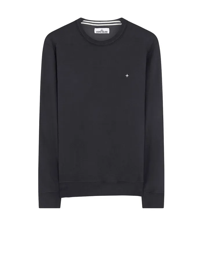 Stone Island Sweatshirts 60820 Crewneck Sweatshirt In Navy 8211 Mens