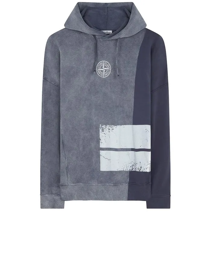 Stone Island Sweatshirts 61889 Dust Two Hooded Sweatshirt In Marine Blue 8211 Mens Stone Island Sweatshirts 61889 Dust Two Hooded Sweatshirt In Marine Blue 8211 Mens