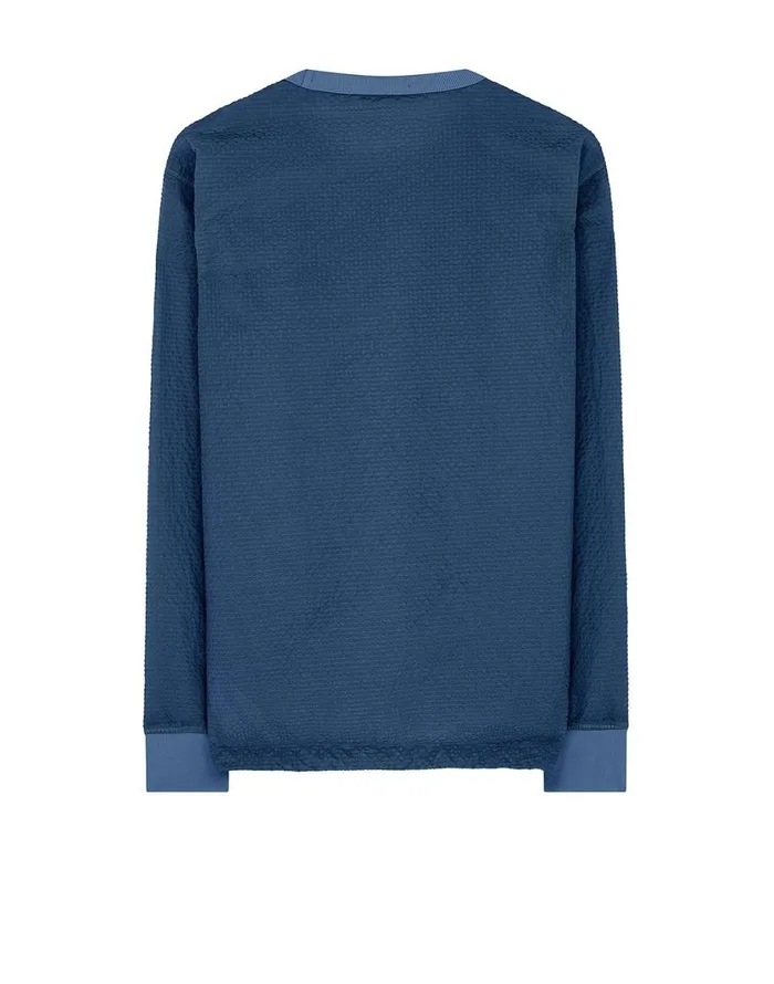 Stone Island Sweatshirts 62434 PolyColour FrameTc Crewneck Sweatshirt In Periwinkle 8211 Mens