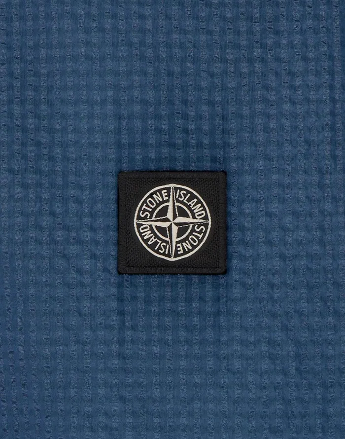 Stone Island Sweatshirts 62434 PolyColour FrameTc Crewneck Sweatshirt In Periwinkle 8211 Mens