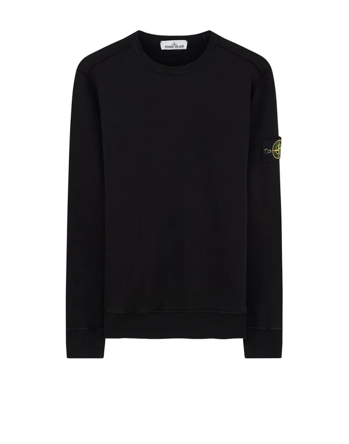 Stone Island Sweatshirts 63020 Sweatshirt In Black 8211 Mens