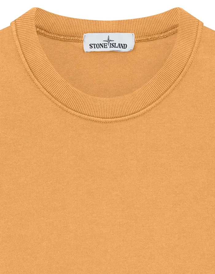 Stone Island Sweatshirts 63020 Sweatshirt In Orange 8211 Mens