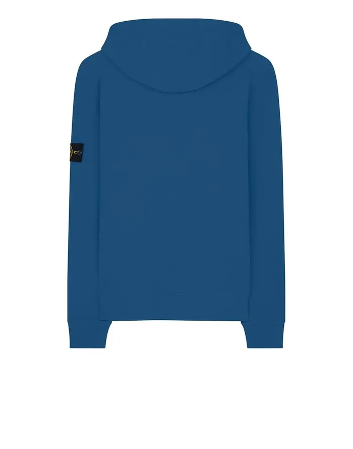 Stone Island Sweatshirts 64120 Hooded Sweatshirt In Periwinkle 8211 Mens