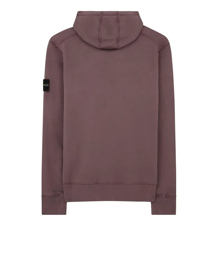 Stone Island Sweatshirts 64120 Hooded Sweatshirt In Violet 8211 Mens