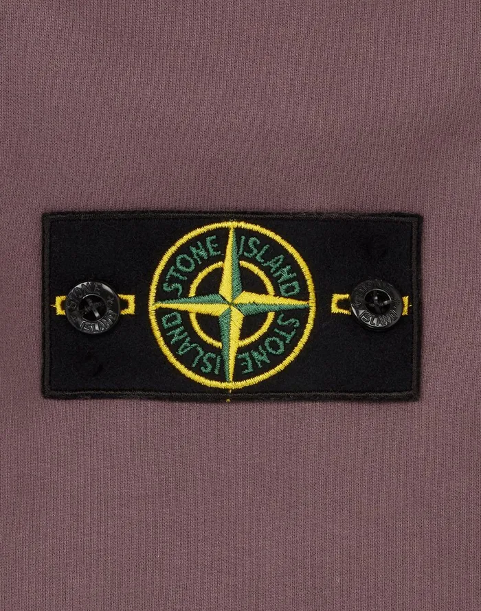 Stone Island Sweatshirts 64120 Hooded Sweatshirt In Violet 8211 Mens