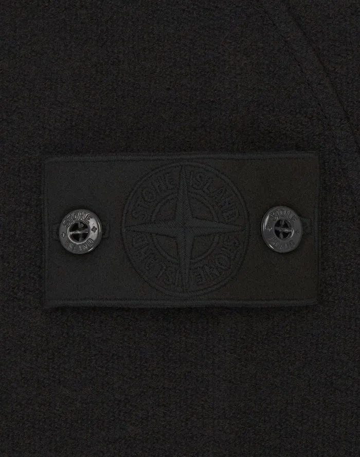 Stone Island Sweatshirts 654F5 Crewneck Sweatshirt In Black 8211 Mens