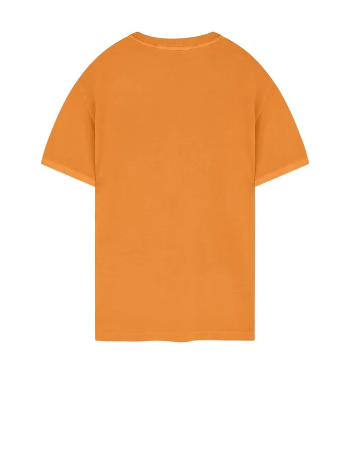 Stone Island TShirts 20467 Pigment Dye ShortSleeve TShirt In Orange 8211 Mens