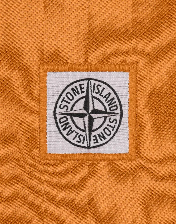 Stone Island TShirts 20467 Pigment Dye ShortSleeve TShirt In Orange 8211 Mens