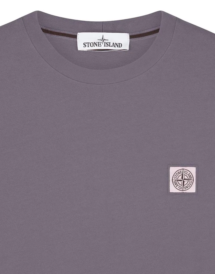 Stone Island TShirts 20467 Pigment Dye ShortSleeve TShirt In Violet 8211 Mens