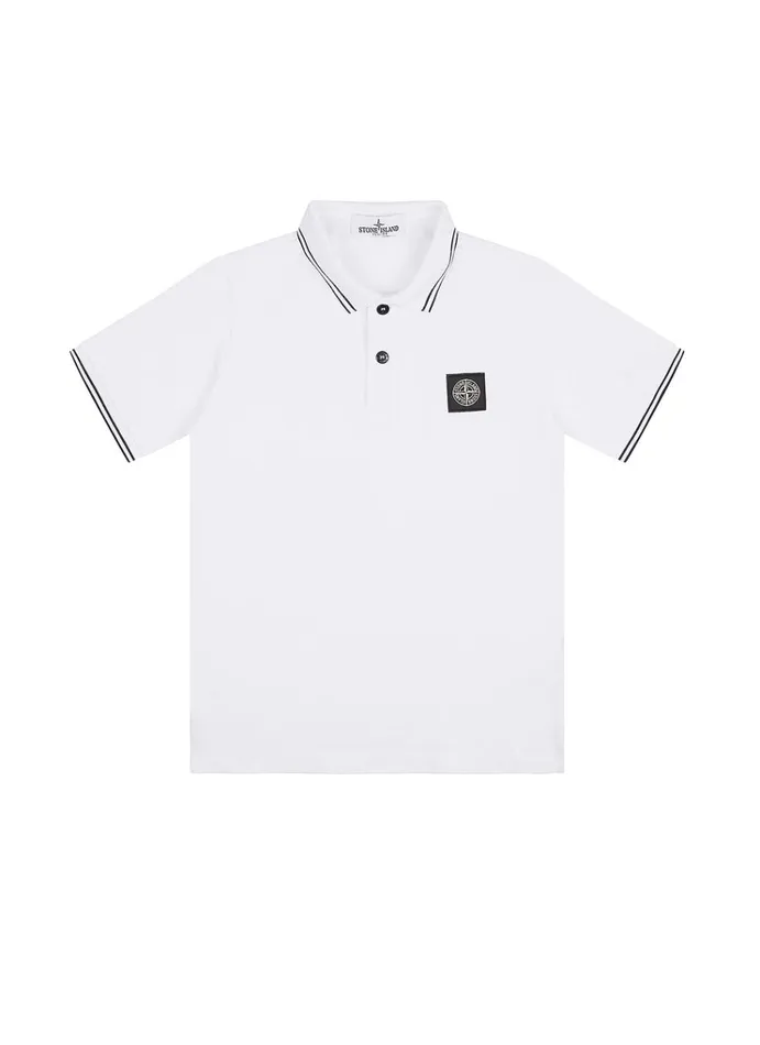 Stone Island TShirts 21348 Polo Shirt In White 8211 Junior