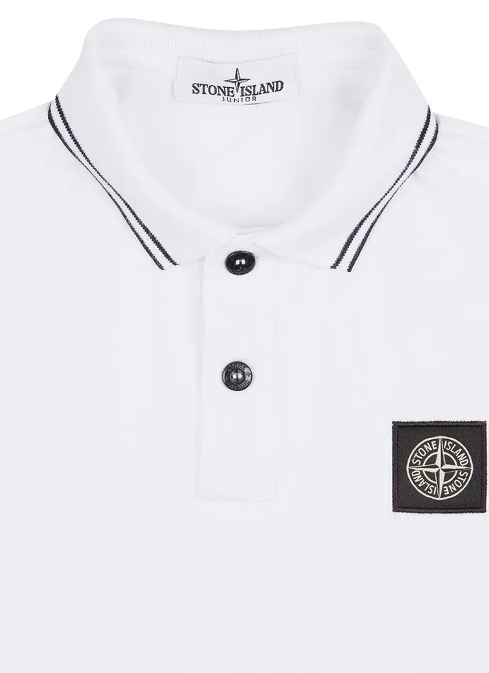 Stone Island TShirts 21348 Polo Shirt In White 8211 Junior