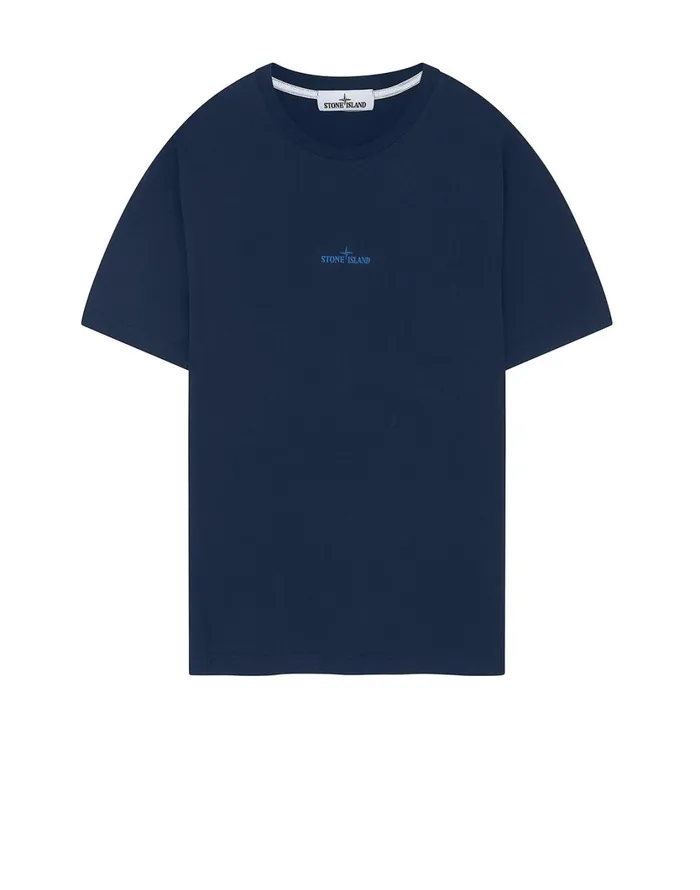 Stone Island TShirts 2Ns81 Paint Stroke 2 Short Sleeve TShirt In Marine Blue 8211 Mens Stone Island TShirts 2Ns81 Paint Stroke 2 Short Sleeve TShirt In Marine Blue 8211 Mens
